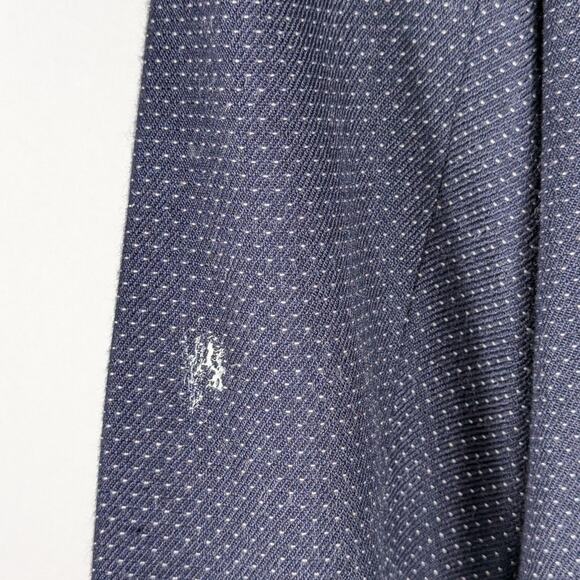 Lauren Alexandra Women’s 8 Navy Polka Dot Rayon Blazer Skirt Suit Set Hong Kong - Picture 6 of 10